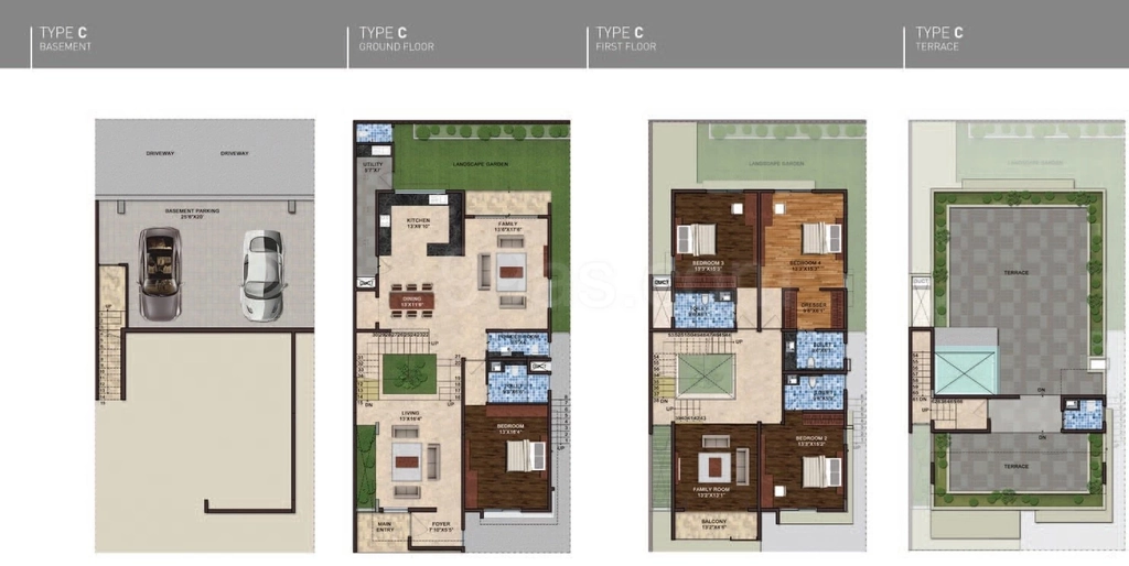 4 BHK House/Villa in Zonasha Paradiso in Doddanekkundi, Bangalore - Image 915804