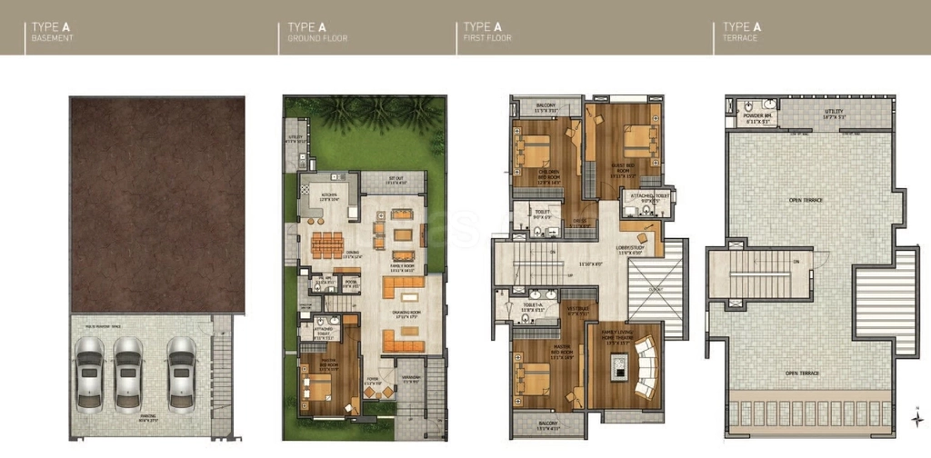4 BHK House/Villa in Zonasha Paradiso in Doddanekkundi, Bangalore - Image 915805