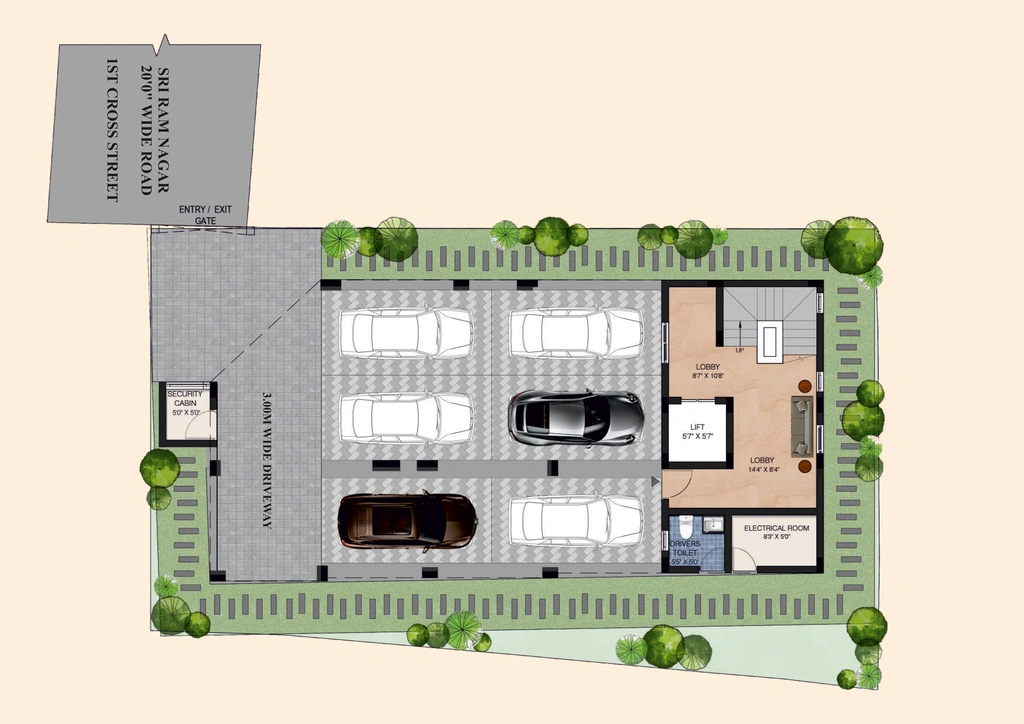 Master Plan of Rams Upscale in Thiruvanmiyur, Chennai - Image 397945