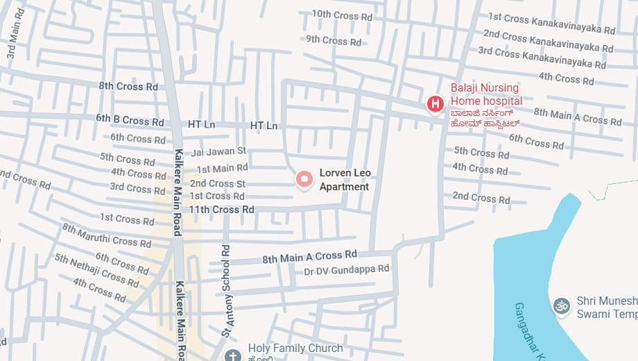 Location of Lorven Leo in Old Madras Road, Bangalore - Image 398019