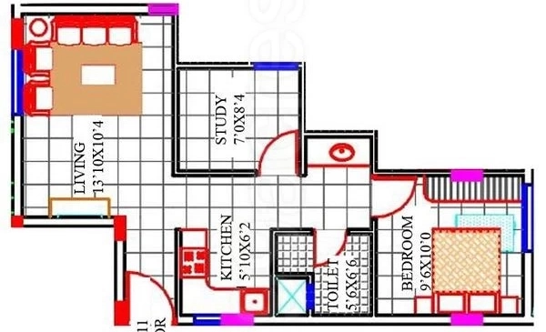 1 BHK Flat in Victory Sanchar Shelters in Thanisandra, Bangalore - Image 915908