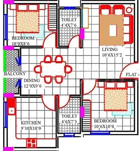 2 BHK Flat in Victory Sanchar Shelters in Thanisandra, Bangalore - Image 915909