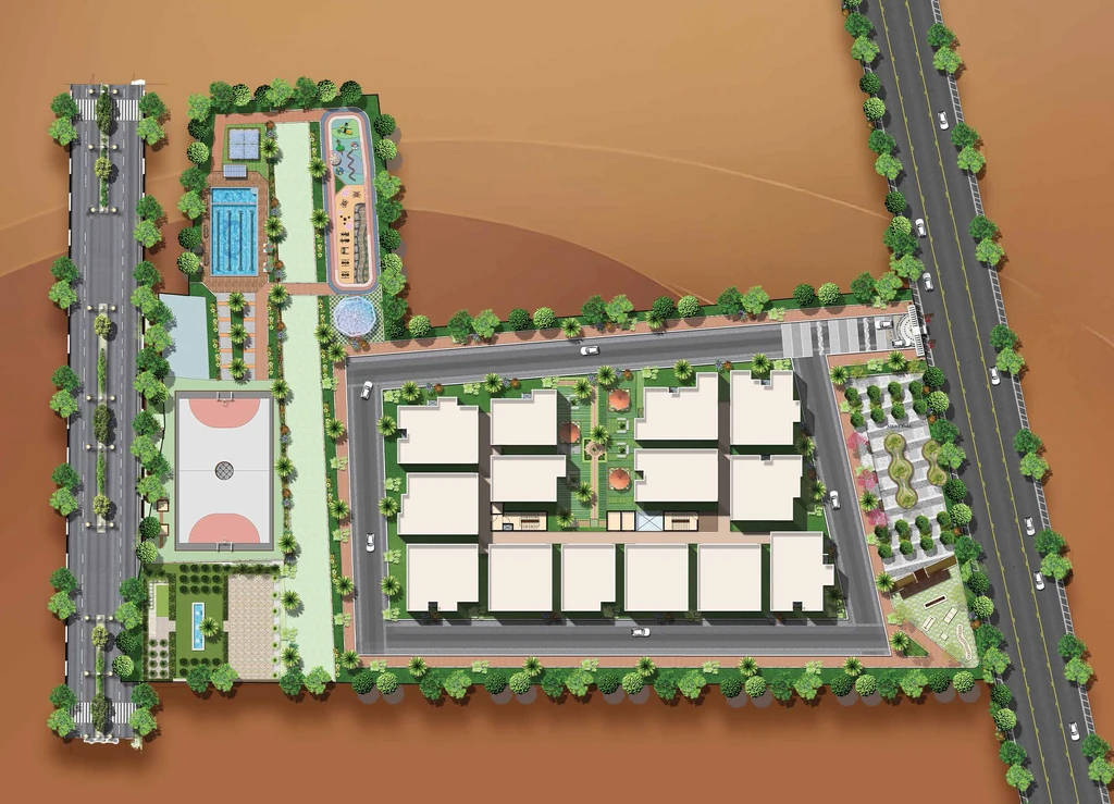 Master Plan of Sapthagiri Sky Garden in Old Madras Road, Bangalore - Image 398120