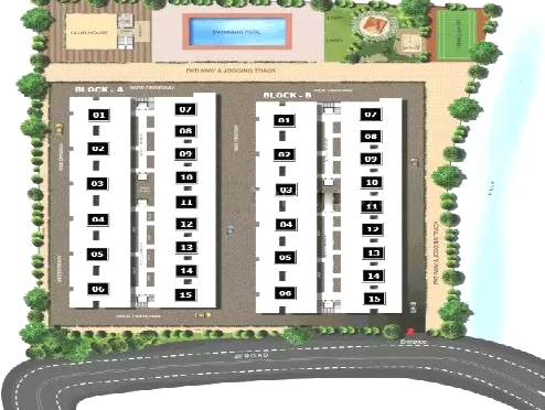Master Plan of Amigo Sri Sai Supreme in Gottigere, Bangalore - Image 398195
