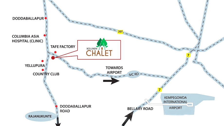 Location of BSCPL Bollineni Chalet - Image 398188