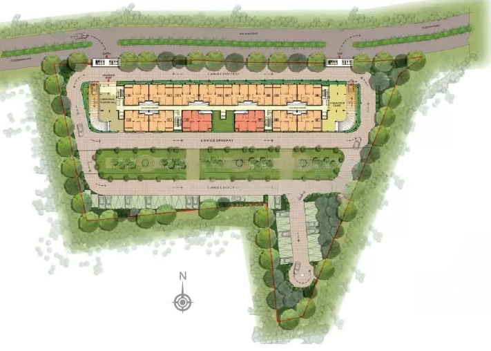 Master Plan of BSCPL Bollineni Chalet in Doddaballapur Road, Bangalore - Image 398187
