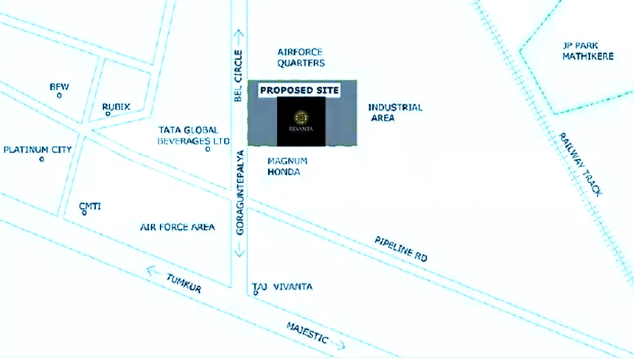Location of Jain Heights Revanta - Image 398252