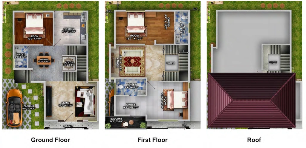 3 BHK House/Villa in TBC Grand Duke Villas in Chandapura, Bangalore - Image 915959