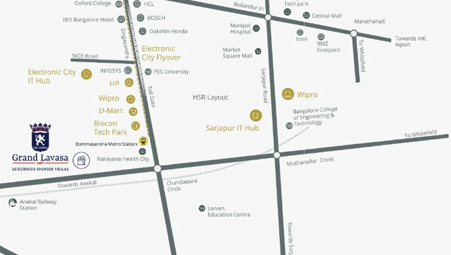 Location of TBC Grand Lavasa - Image 398228