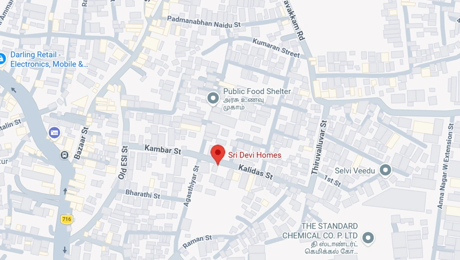 Location of SP Sri Devi Homes - Image 398090