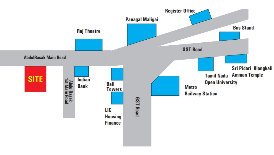 Location of MSP Dream Stone in Saidapet, Chennai - Image 398156