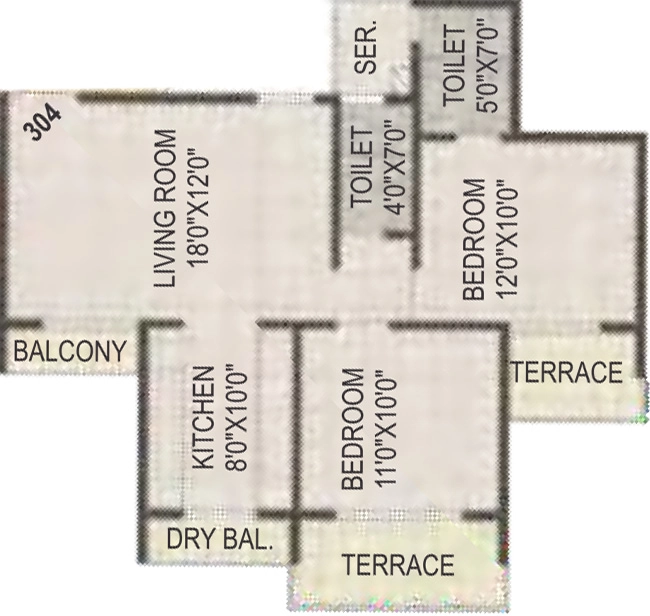 2 BHK Flat in Akshar Estonia in Dronagiri, Navi Mumbai - Image 915927