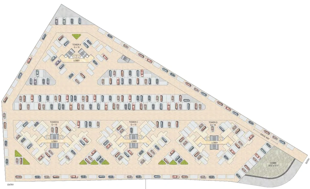 Master Plan of Akshar Estonia in Dronagiri, Navi Mumbai - Image 398157