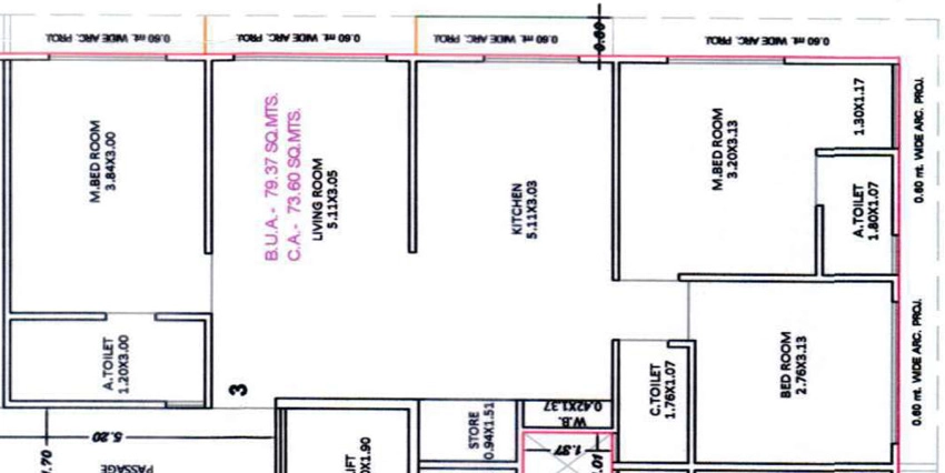 3 BHK Flat in Param Elina in Adajan, Surat - Image 916602