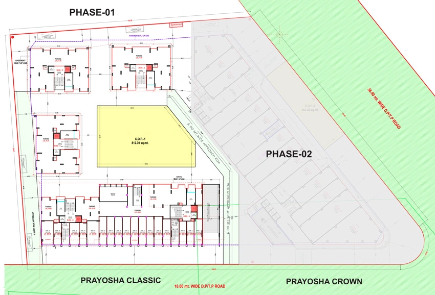 Master Plan of Prayosha Classic in Dindoli, Surat - Image 399695