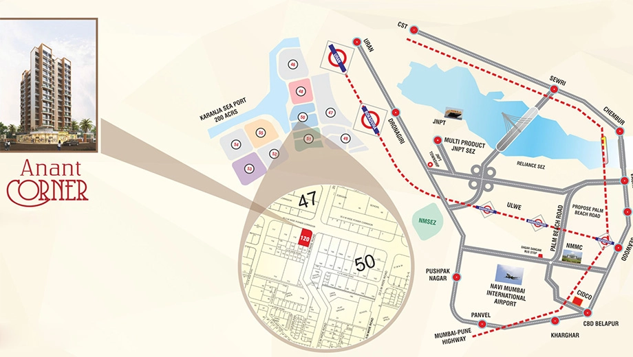 Location of Anant Corner - Image 398211