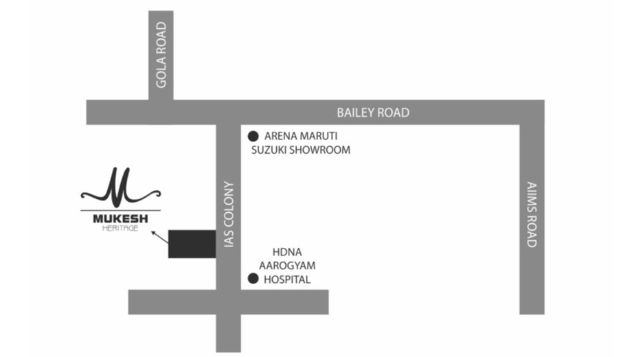 Location of Maheshwari Mukesh Heritage - Image 398233