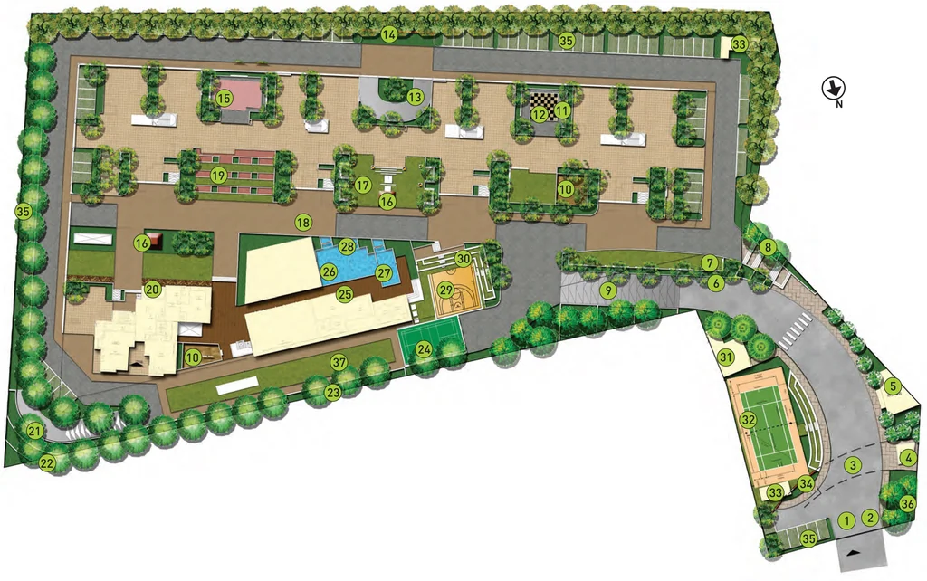 Master Plan of Golden Panorama in Kanakapura, Bangalore - Image 398361