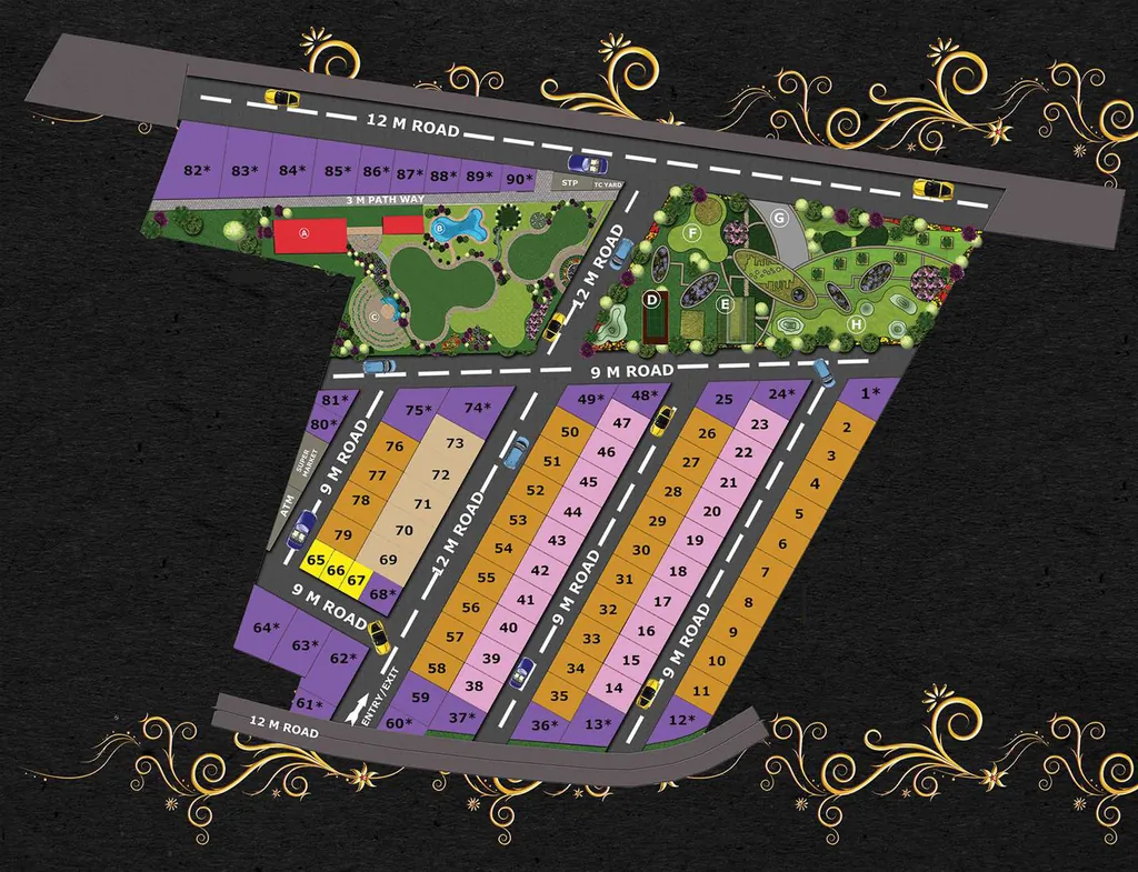 Master Plan of Prabhavathi Royal Orchid in Halanayakanahalli, Bangalore - Image 398401