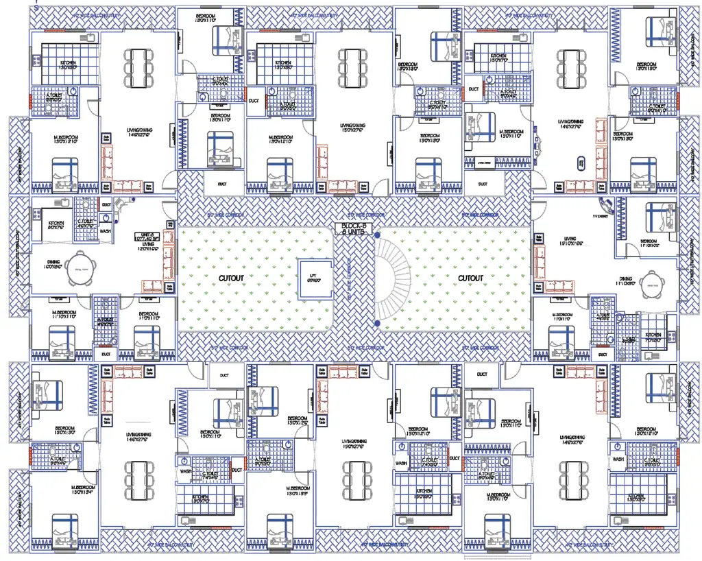 Floor Plan of Puja Nakshatra in Kanakapura, Bangalore - Image 398414