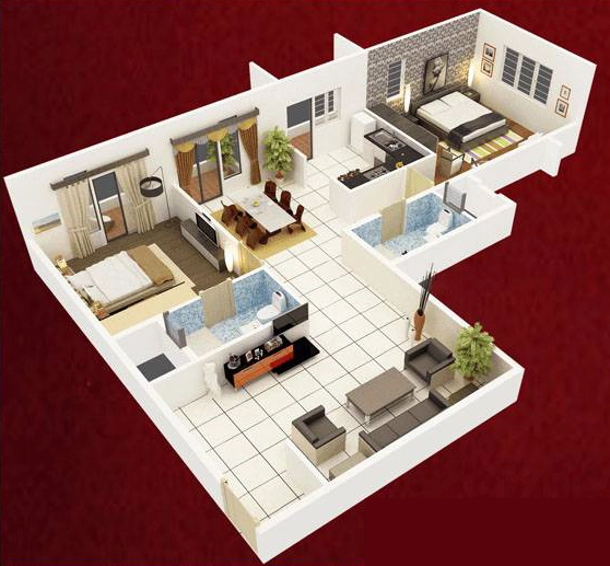 2 BHK Flat in Vastav Sneha Enclave in Kalyan Nagar, Bangalore - Image 916060