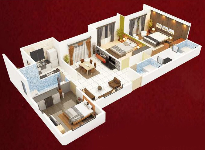 3 BHK Flat in Vastav Sneha Enclave in Kalyan Nagar, Bangalore - Image 916063