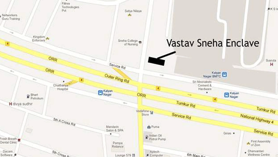 Location of Vastav Sneha Enclave - Image 398450