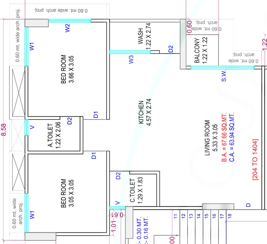 2 BHK Flat in Maa Laxmi Vardan in Khadsad, Surat - Image 916609