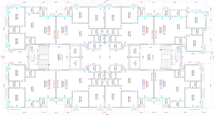 Floor Plan of Maa Laxmi Vardan in Khadsad, Surat - Image 399706