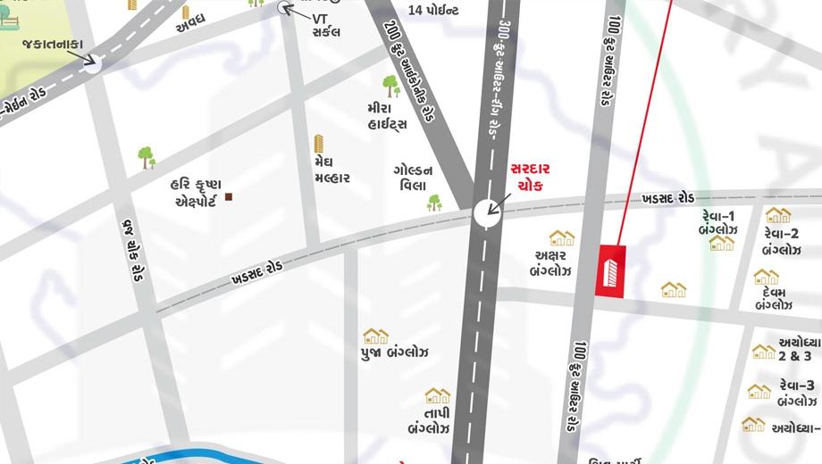 Location of Maa Laxmi Vardan - Image 399705