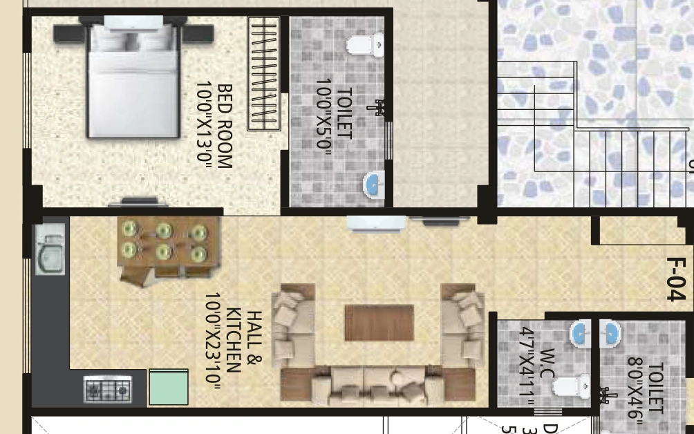 1 BHK Flat in Platinum Shiv Savitri Sadan in Anandpuri, Patna - Image 915993