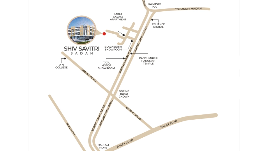 Location of Platinum Shiv Savitri Sadan - Image 398317