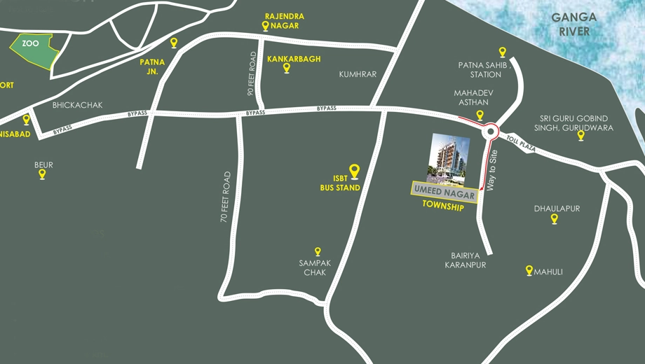 Location of Umeed Nagar Township - Image 398478