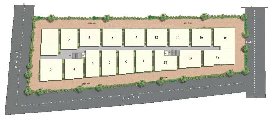 Master Plan of Malibu Sparkling Wings in Doddanekkundi, Bangalore - Image 398533