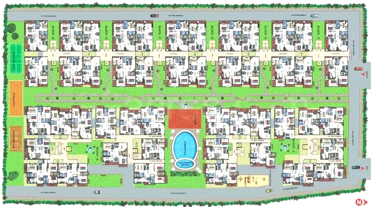 Floor Plan of Pariwar Passion in Doddakammanahalli, Bangalore - Image 398551