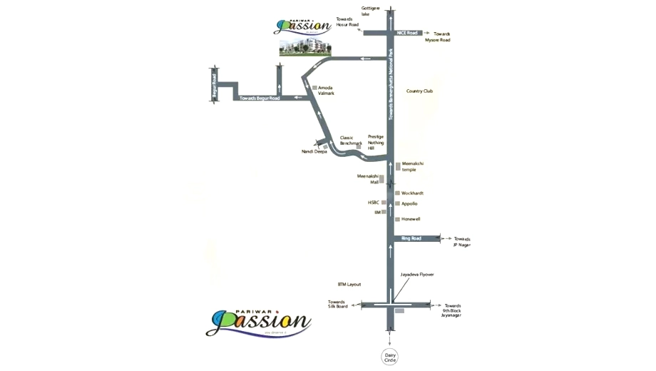 Location of Pariwar Passion - Image 398552