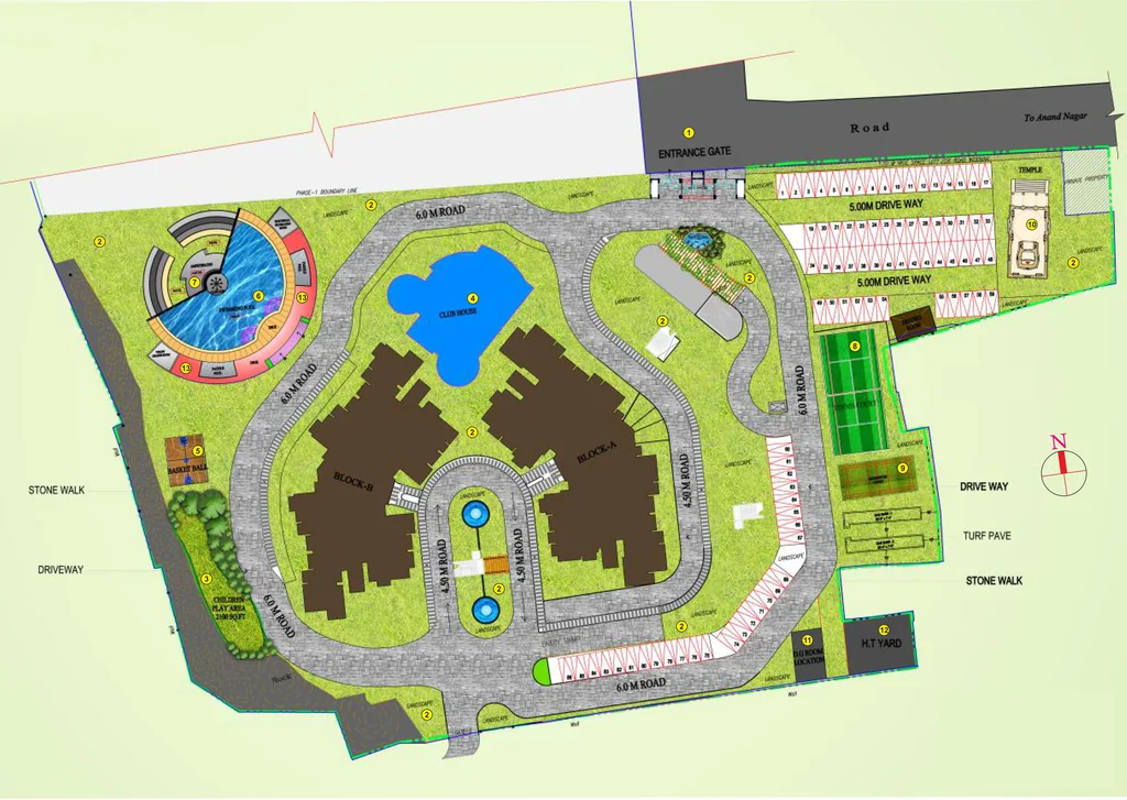 Master Plan of Siroya Environ in Hebbal, Bangalore - Image 398560