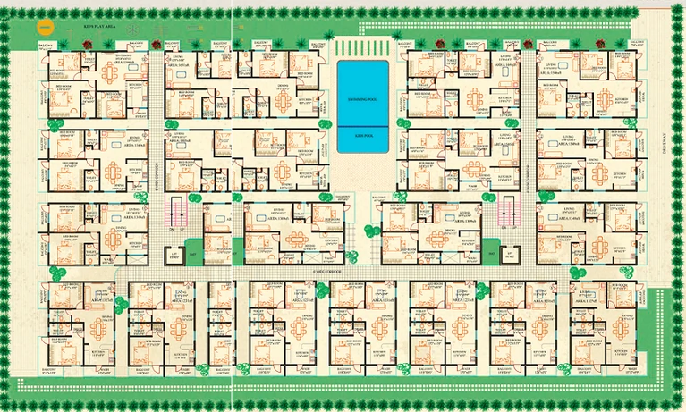 Floor Plan of Sravyas Flute in Doddanekkundi, Bangalore - Image 398584