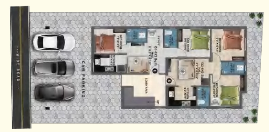 Master Plan of MP Dimple in Anakaputhur, Chennai - Image 398645