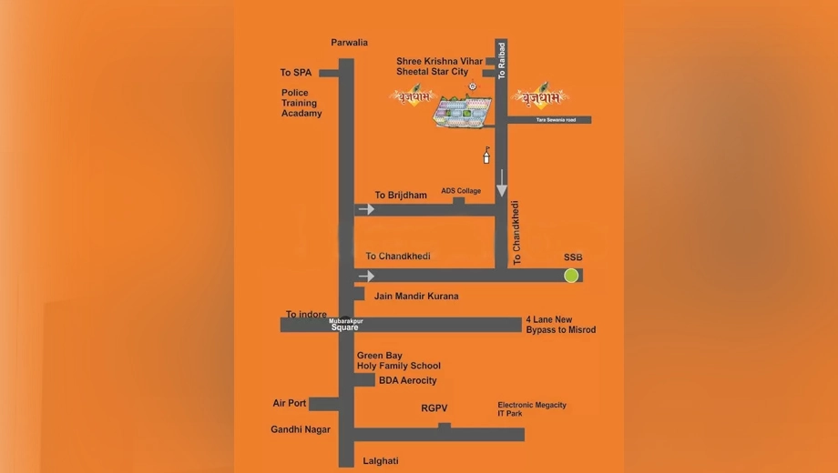 Location of Entellus Brij Dham Phase 2 - Image 398993