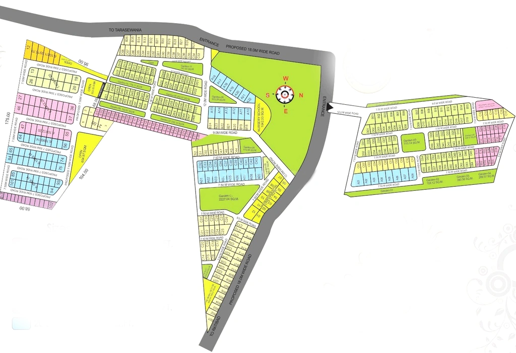 Master Plan of Entellus Brij Dham Phase 2 in Trilanga, Bhopal - Image 398994