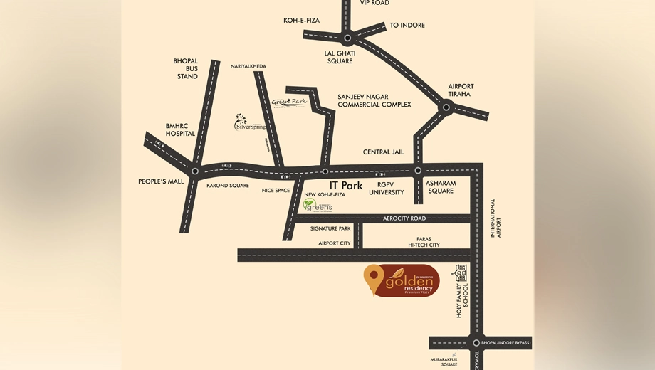 Location of Jai Mahadevs Golden Residency - Image 408118