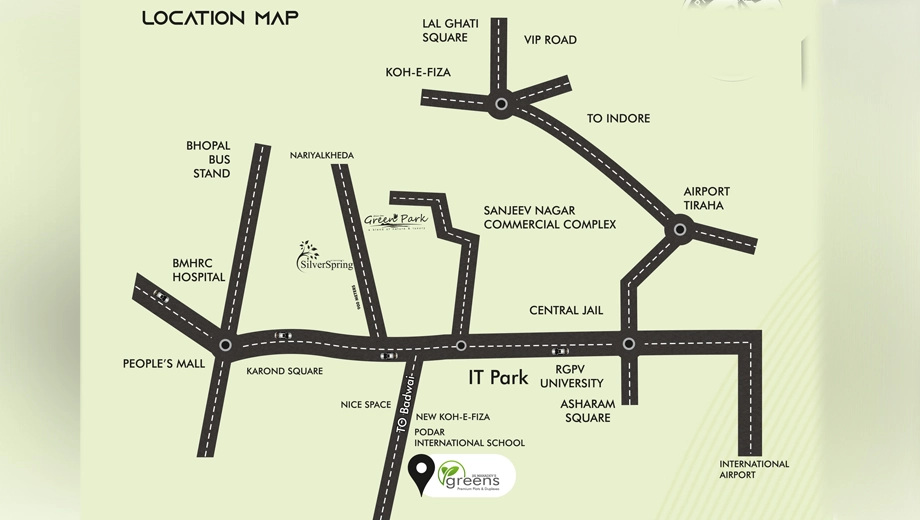Location of JP Jai Mahadev Greens - Image 408065