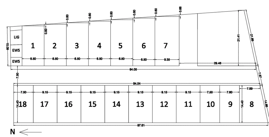 Master Plan of Swadesh Orchard Serenity in Airport Road, Bhopal - Image 408086