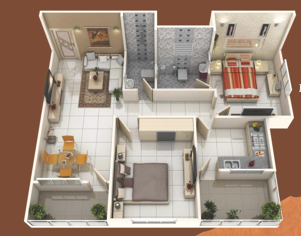 2 BHK Flat in Shikhar Heights in Airport Road, Bhopal - Image 916319