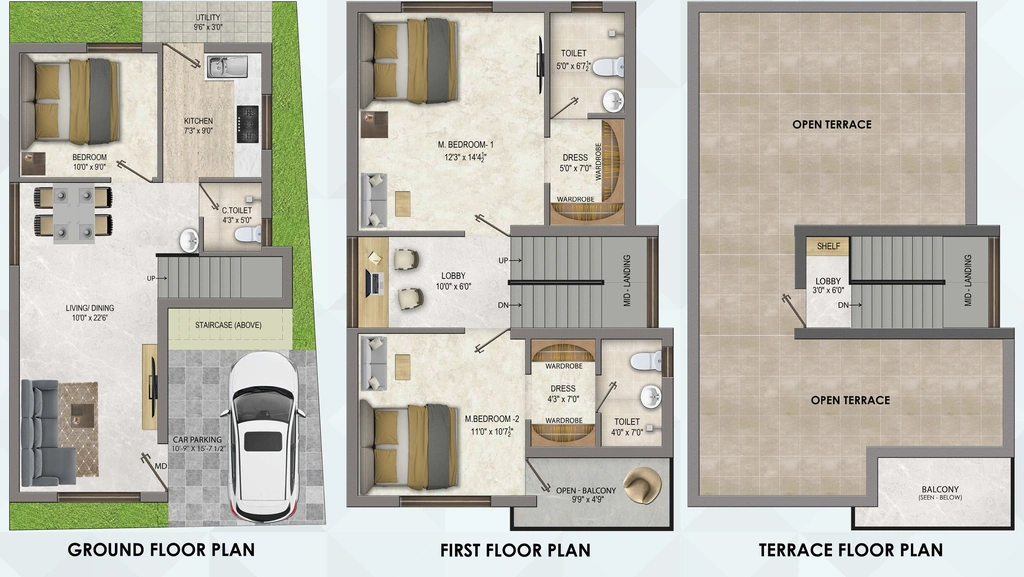 3 BHK House/Villa in Maxx Flora in Siruseri, Chennai - Image 916128