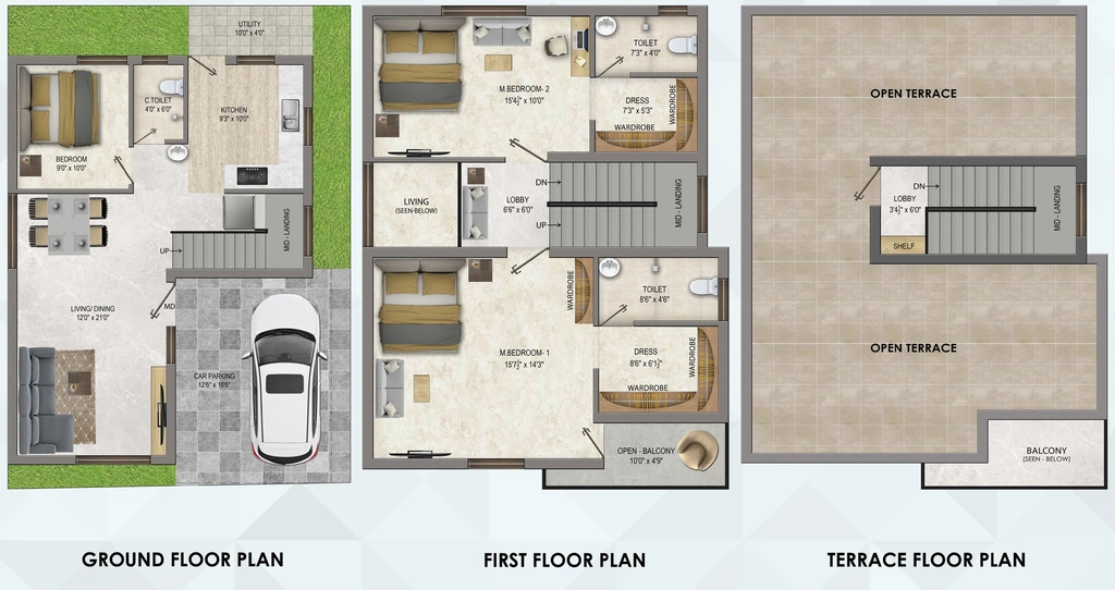 3 BHK House/Villa in Maxx Flora in Siruseri, Chennai - Image 916130