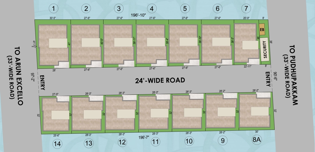 Master Plan of Maxx Flora in Siruseri, Chennai - Image 398680