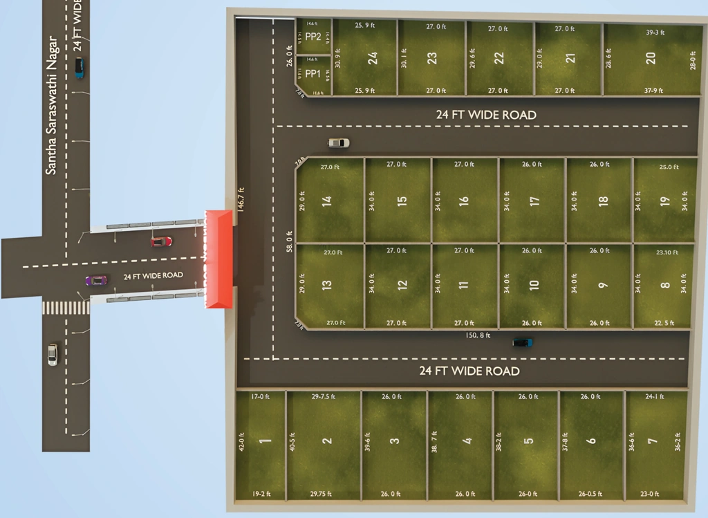 Master Plan of Maxx Rainbow Garden in Chengalpattu, Chennai - Image 398686