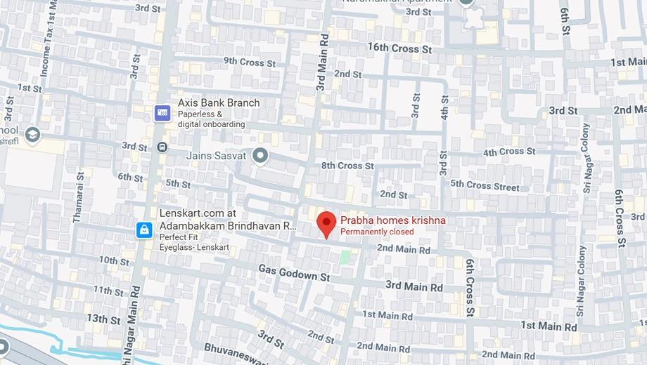 Location of Prabha Krishna in Adambakkam, Chennai - Image 398717